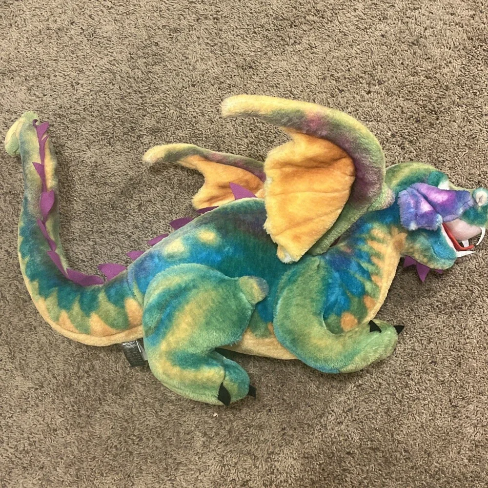 Melissa & Doug 3' Giant Winged Dragon Stuffed Animal Plush
